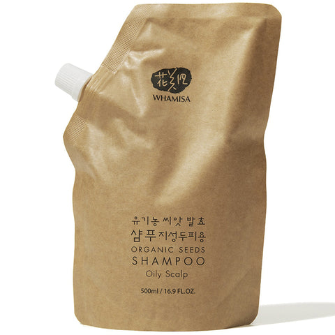 Organic Seeds Shampoo Oily Scalp 500ml Refill
