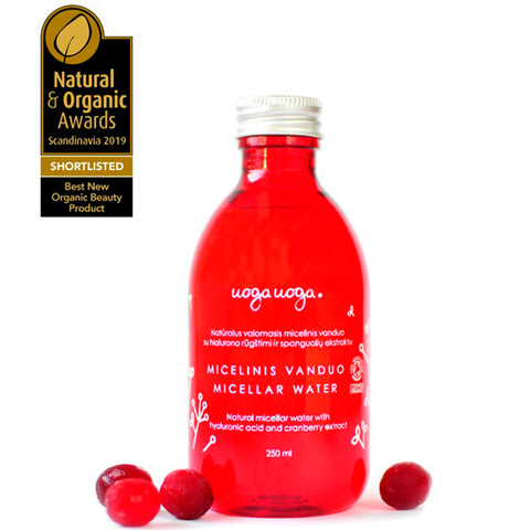 Natürliches Mizellenwasser mit Hyaluronsäure und Cranberry-Extrakt, 250 ml - NUMS | Naturkosmetik & Clean Beauty | online kaufen